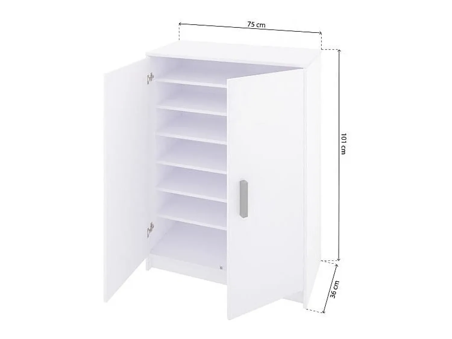 Best duehome Sapateira Liam 75 Blanco Cinzento