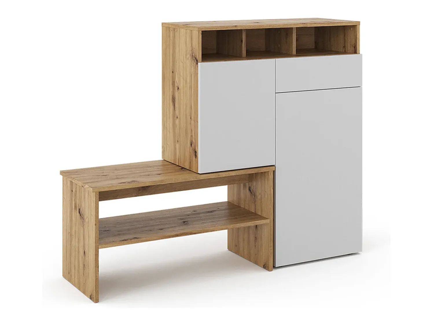 Móvel De Arrumação|Sapateira*Vicco Sapateira marrom 124.5x35x102 selena Castanho