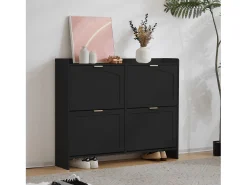 ModernLuxe Sapateira moderna - 4 compartimentos rebatíveis -^ Móvel De Arrumação|Sapateira