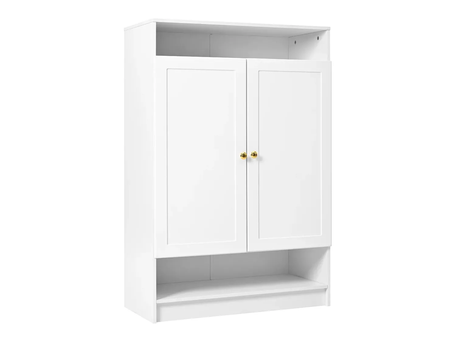 Merax Sapateira moderna - 73 x 34 x 109 - com prateleiras ajustáveis + 2 portas - aglomerado -^ Móvel De Arrumação|Sapateira
