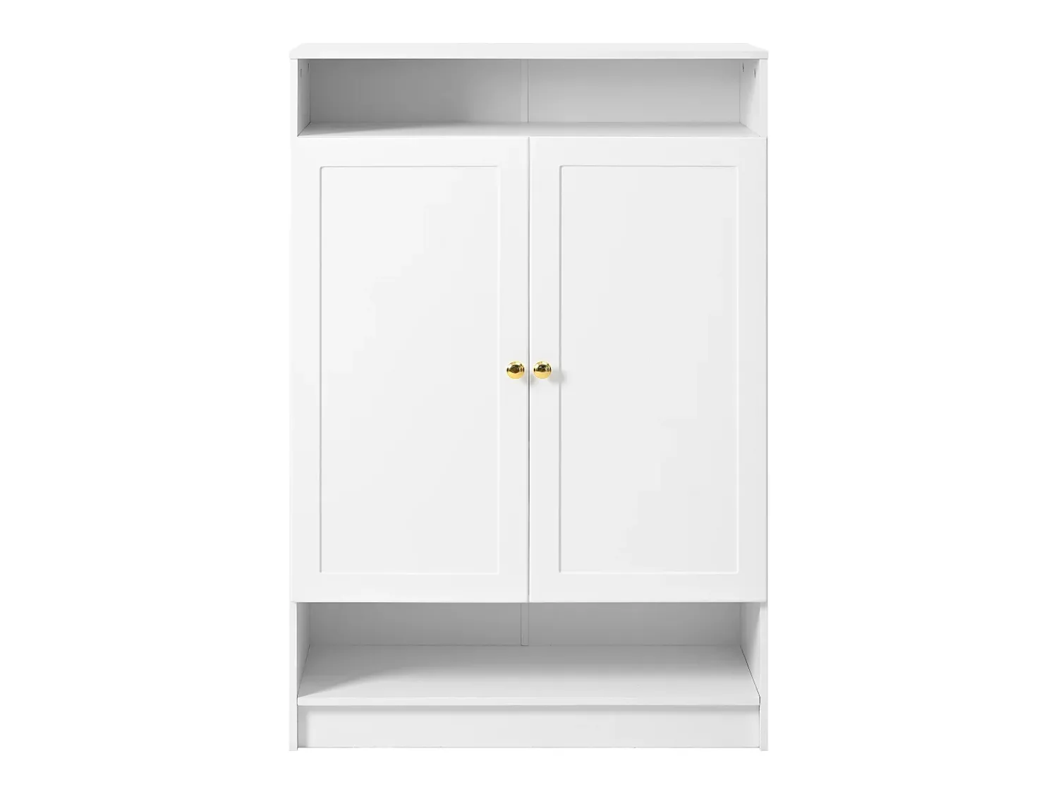 Merax Sapateira moderna - 73 x 34 x 109 - com prateleiras ajustáveis + 2 portas - aglomerado -^ Móvel De Arrumação|Sapateira