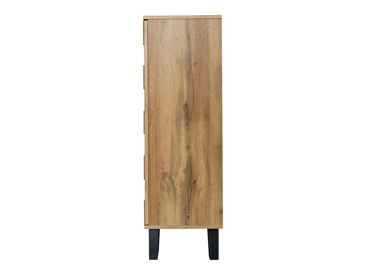 Móvel De Arrumação|Sapateira| Sapateira moderna com 5 compartimentos, armário de armazenamento com 2 portas, cor madeira Natural claro