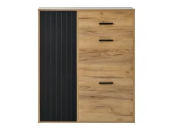 Merax Sapateira moderna com 1 gaveta + 2 sapateiras dobráveis + 1 porta - 80 x 24 x 95,5 - aglomerado - natural^ Móvel De Arrumação|Sapateira
