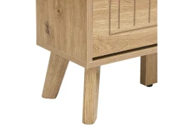 Hot Merax Sapateira moderna com espelho e portas de abrir + prateleira - 110 x 24 x 137,5 cm - MDF - cor natural Natural claro