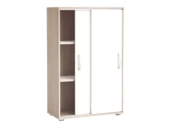 Sapateira multiuso com portas de correr, e carvalho, 106 x 68 x 33 cm^ Móvel De Arrumação|Sapateira