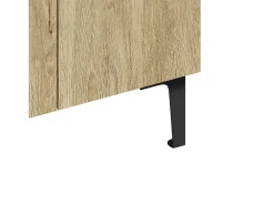 Móvel De Arrumação|Sapateira|Hauss Spole Sapateira na cor madeira com 2 portas - prateleiras ajustáveis ​​​​60 × 34,5 x 95 cm Natural claro