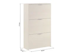 duehome Sapateira Remi de 3 portas^ Móvel De Arrumação|Sapateira