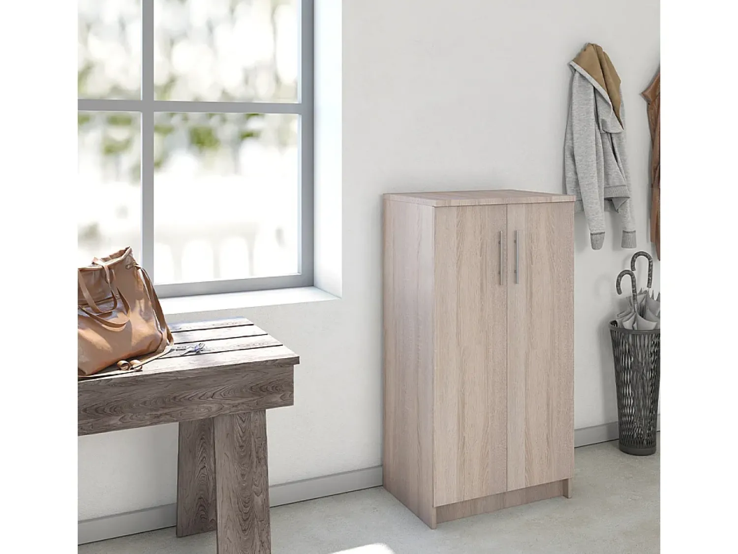 Móvel De Arrumação|Sapateira|Vicco Sapateira sonoma 56x40x108 dalia Natural claro