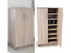 Móvel De Arrumação|Sapateira|Vicco Sapateira sonoma 56x40x108 dalia Natural claro