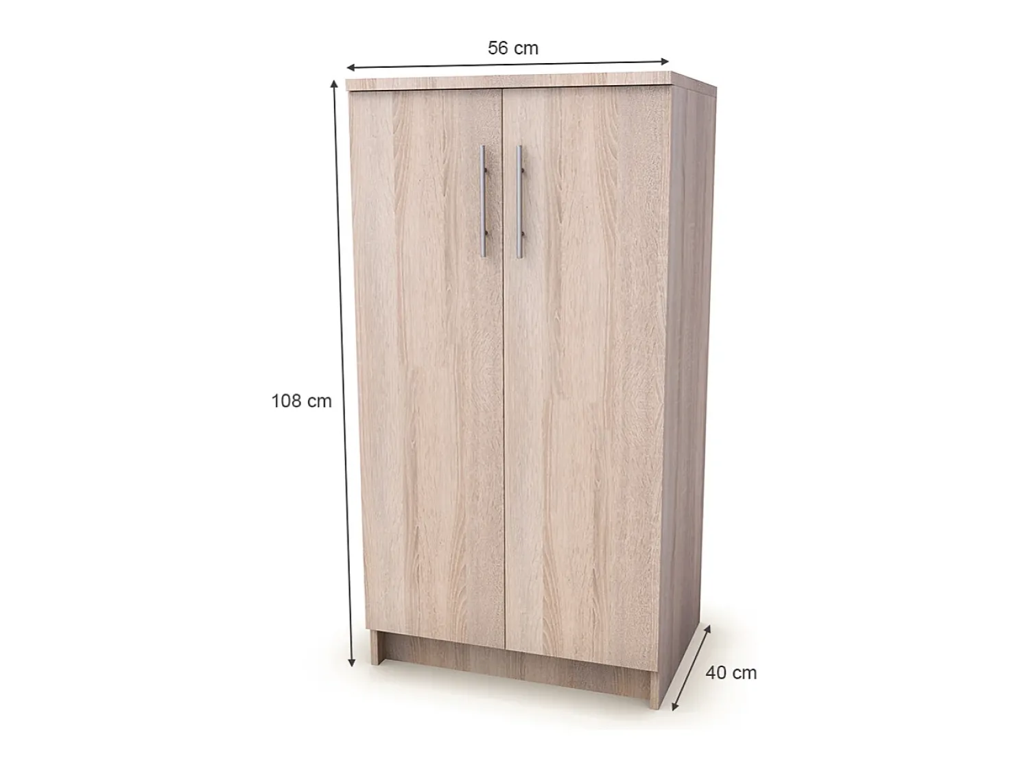 Móvel De Arrumação|Sapateira|Vicco Sapateira sonoma 56x40x108 dalia Natural claro