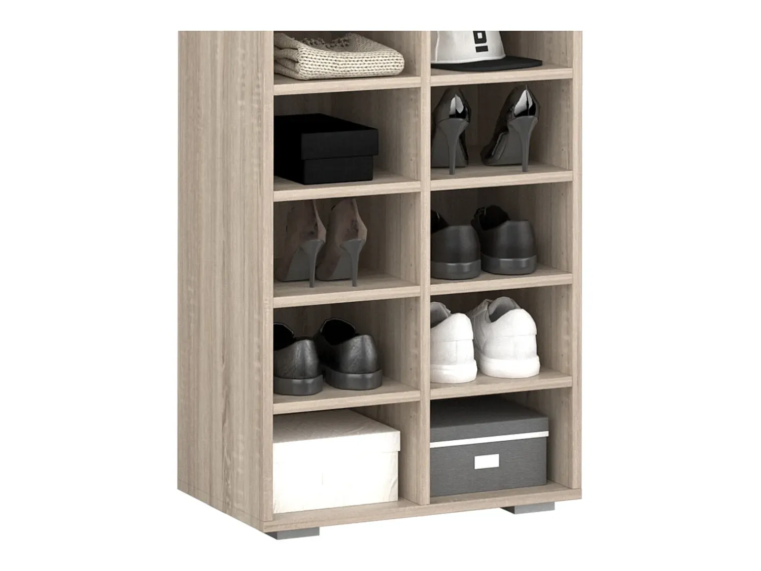 Vicco Sapateira sonoma 52.4x33.3x183.3 paris^ Móvel De Arrumação|Sapateira