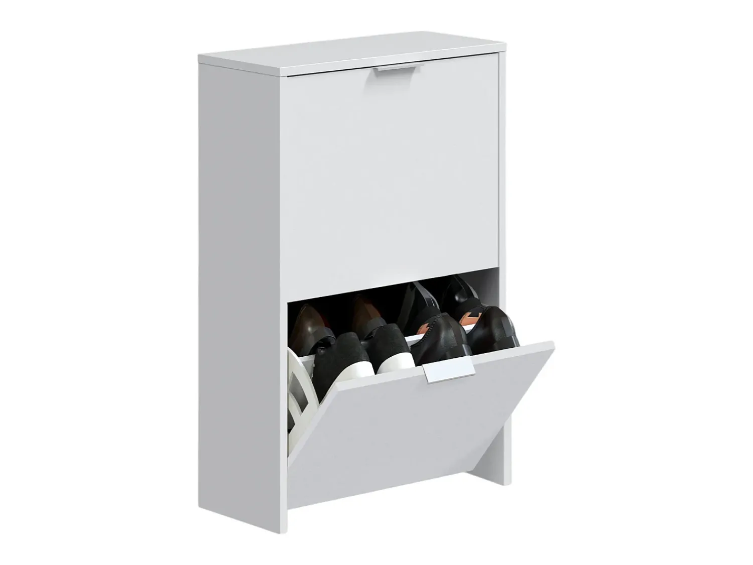 Dmora Sapateira Valdosta, Sapateira economizadora de espaço com 2 portas, Sapateira de entrada, Armário sapateira, 50x22h76 cm,^ Móvel De Arrumação|Sapateira