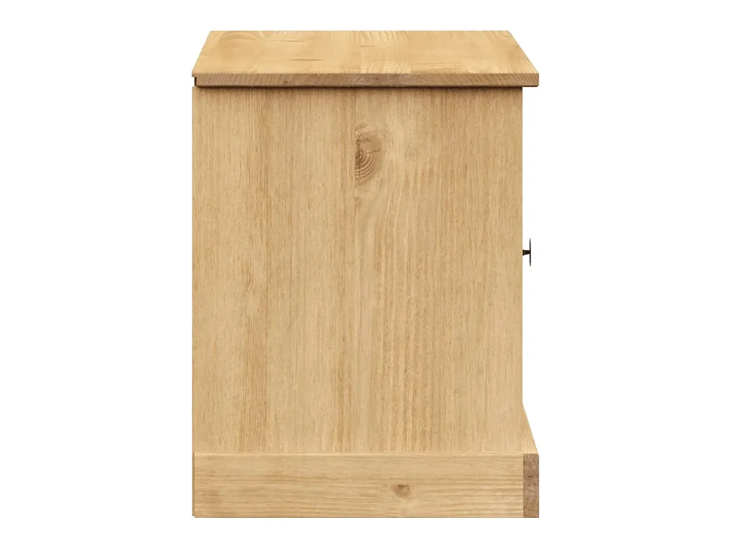 Best vidaxl Sapateira VIGO 106x35x45 cm madeira de pinho maciça Castanho