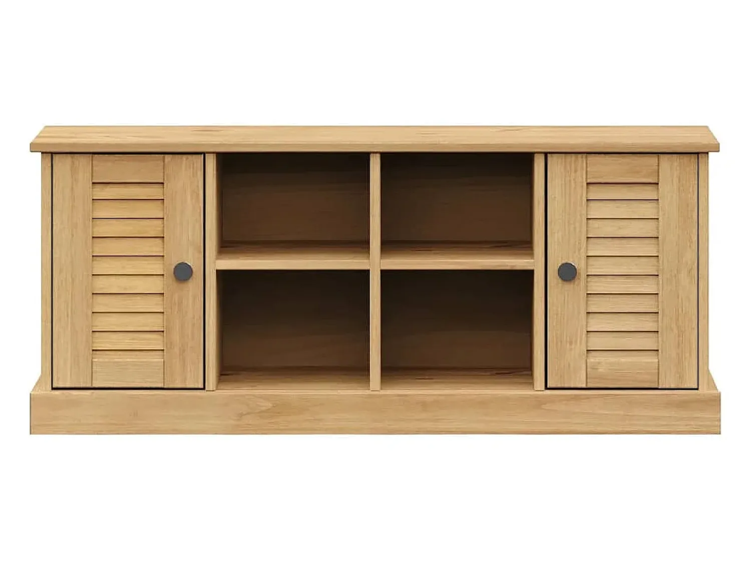 Best vidaxl Sapateira VIGO 106x35x45 cm madeira de pinho maciça Castanho