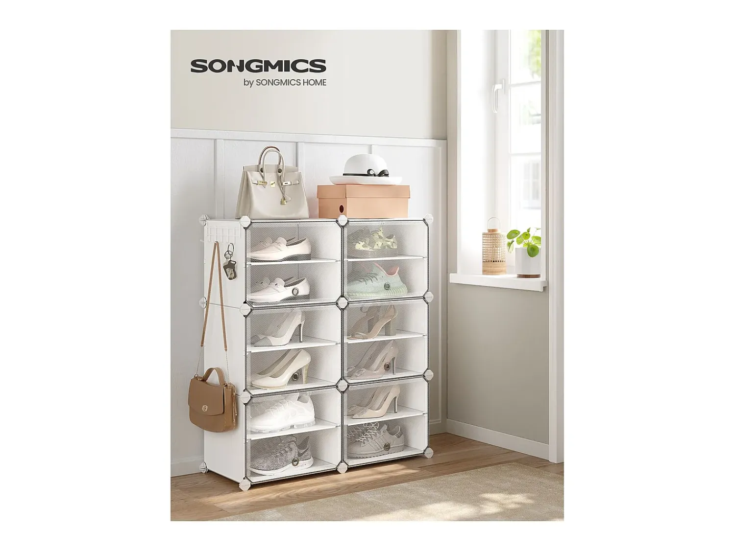Móvel De Arrumação|Sapateira* Sapateira 82x32x92 cm branca Branco