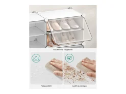 Móvel De Arrumação|Sapateira* Sapateira 82x32x92 cm branca Branco