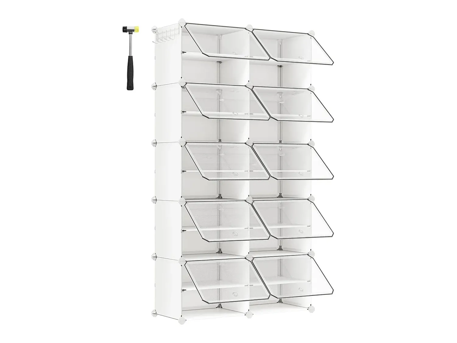 Móvel De Arrumação|Sapateira* Sapateira 82x32x152 cm branca Branco