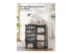 Online Sapateira 82x32x92 cm preta Preto