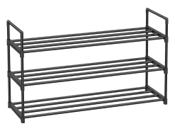 Móvel De Arrumação|Sapateira* Sapateira 30x92x54 cm preta Preto
