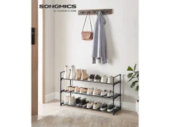 Móvel De Arrumação|Sapateira* Sapateira 30x92x54 cm preta Preto