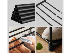 Clearance Sapateira 92x30x55 cm preta Preto