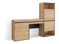 Skraut Home Sapateira, 187x35x145cm, Para quarto, dormitório, Cómoda, Toucador, Carvalho^ Móvel De Arrumação|Sapateira