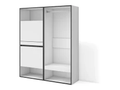 Móvel De Arrumação|Sapateira*Skraut Home Sapateira, 120x35x145cm, Para quarto, dormitório, Roupeiro aberto, Branco