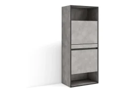 Skraut Home Sapateira, 60x35x145cm, Para quarto, dormitório, Armário de Sapatos, Cimento^ Móvel De Arrumação|Sapateira
