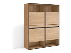 Móvel De Arrumação|Sapateira*Skraut Home Sapateira, 120x35x145cm, Para quarto, dormitório, Armário de Sapatos, Carvalho Natural claro