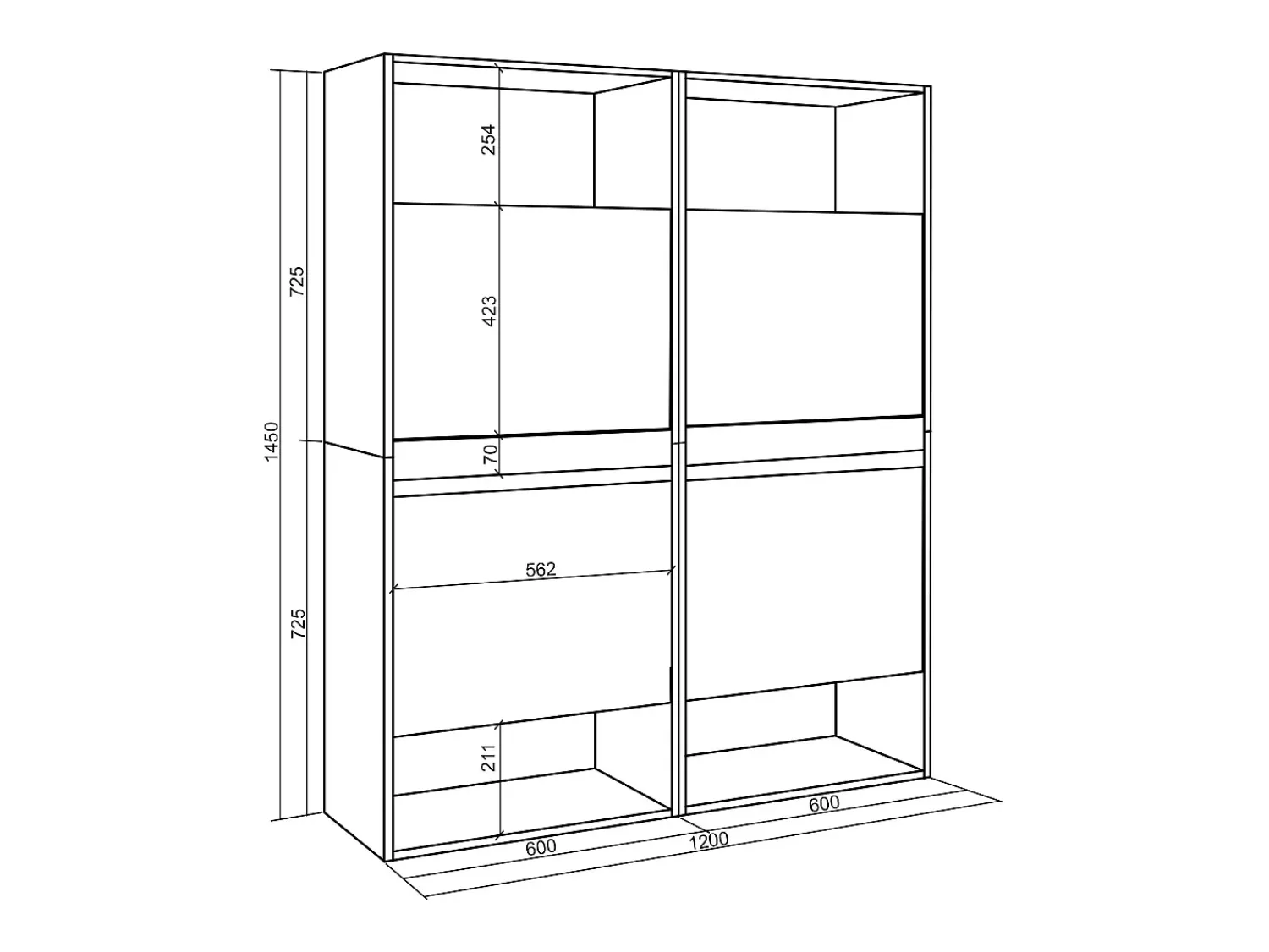 Móvel De Arrumação|Sapateira*Skraut Home Sapateira, 120x35x145cm, Para quarto, dormitório, Armário de Sapatos, Carvalho Natural claro
