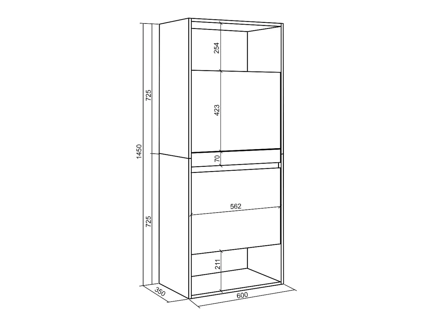 Móvel De Arrumação|Sapateira*Skraut Home Sapateira, 60x35x145cm, Para quarto, dormitório, Armário de Sapatos, Branco