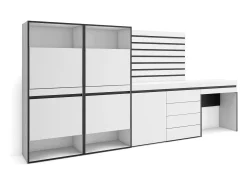 Skraut Home Sapateira, 297x35x145cm, Para quarto, dormitório, Cómoda, Tiras Deco. Madeira, Toucador,^ Móvel De Arrumação|Sapateira