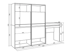 Skraut Home Sapateira, 190x35x145cm, Para quarto, dormitório, Toucador,^ Móvel De Arrumação|Sapateira