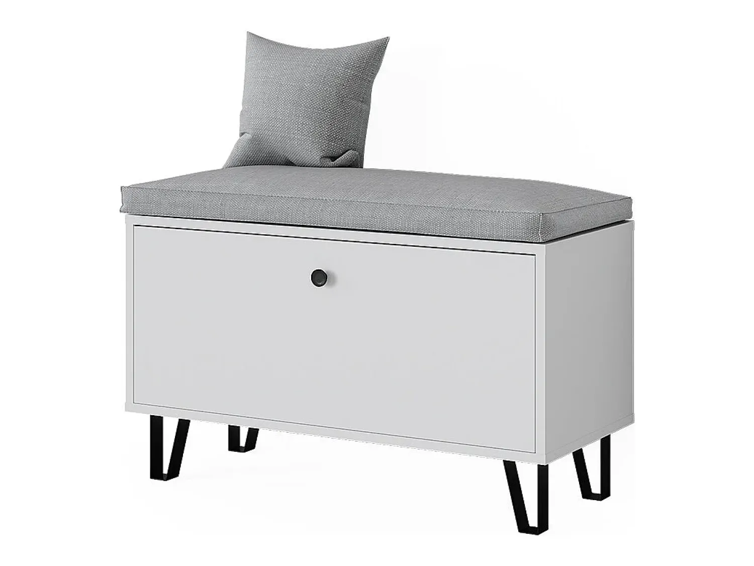Móvel De Arrumação|Sapateira*Vicco Schuhbank 80x35.1x46 siri Branco