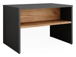Móvel De Arrumação|Sapateira*Vicco Schuhbank carvalho antracite/goldkraft 60x40x60 orlando Cinza antracite