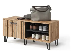 Sale Vicco Schuhbank carvalho wotan 100x38x45 amber Natural escuro