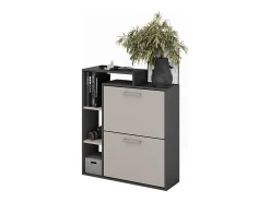 Vicco Schuhkipper antracite/creio 80x24.2x90 orlando^ Móvel De Arrumação|Sapateira