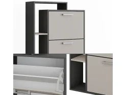Clearance Vicco Schuhkipper antracite/creio 80x24.2x166.1 orlando Cinza antracite