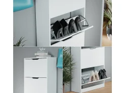 Móvel De Arrumação|Sapateira|Vicco Schuhkipper 59x22x137 luca Branco