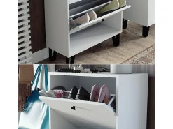 Móvel De Arrumação|Sapateira*Vicco Schuhkipper 130x26x60 siri Branco