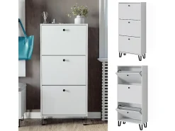 Móvel De Arrumação|Sapateira*Vicco Schuhkipper 130x26x60 siri Branco