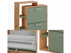 Hot Vicco Schuhkipper carvalho/ goldkraft 80x24.2x90 orlando Verde
