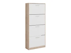Móvel De Arrumação|Sapateira|Vicco Schuhkipper sonoma/branco 59x22x137 gizmo Natural claro