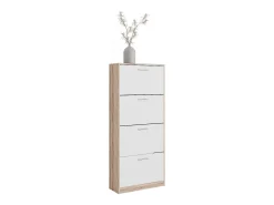 Móvel De Arrumação|Sapateira|Vicco Schuhkipper sonoma/branco 59x22x137 gizmo Natural claro