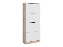 Móvel De Arrumação|Sapateira|Vicco Schuhkipper sonoma/branco 59x22x137 luca Natural claro