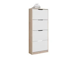 Móvel De Arrumação|Sapateira|Vicco Schuhkipper sonoma/branco 59x22x137 luca Natural claro