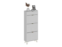 Discount Vicco Schuhschrank 60x23.5x145 helge Branco