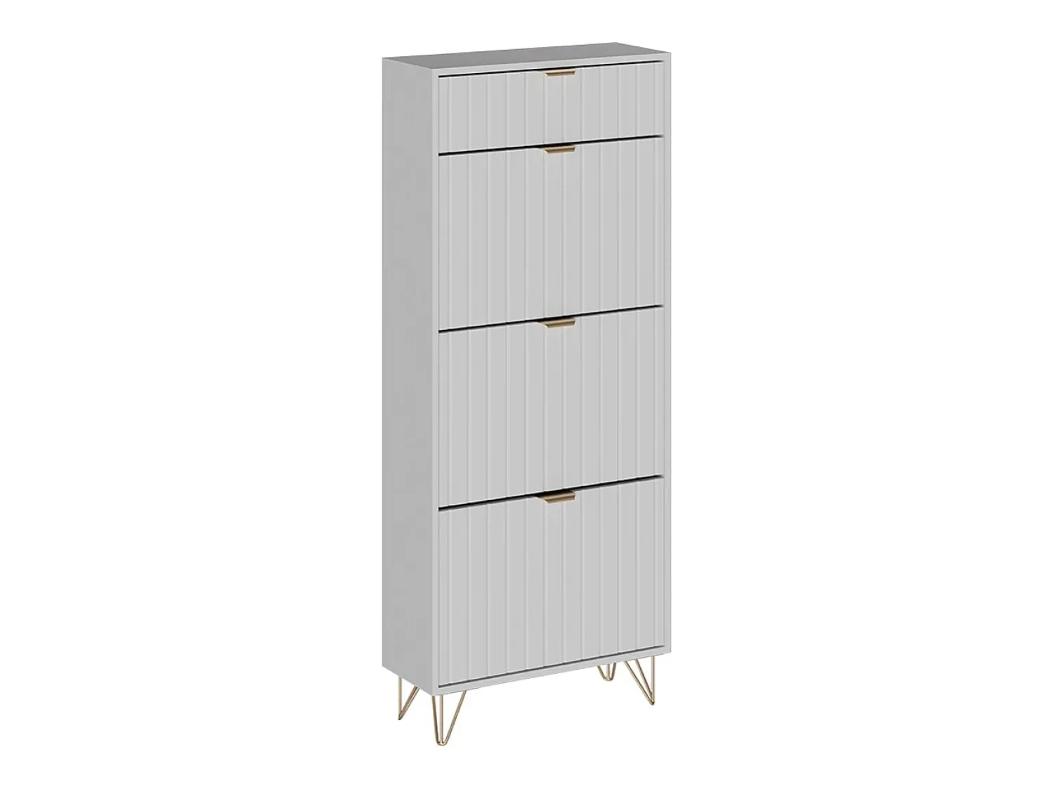 Discount Vicco Schuhschrank 60x23.5x145 helge Branco