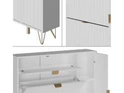Vicco Schuhschrank 108x23.5x107.5 helge^ Móvel De Arrumação|Sapateira