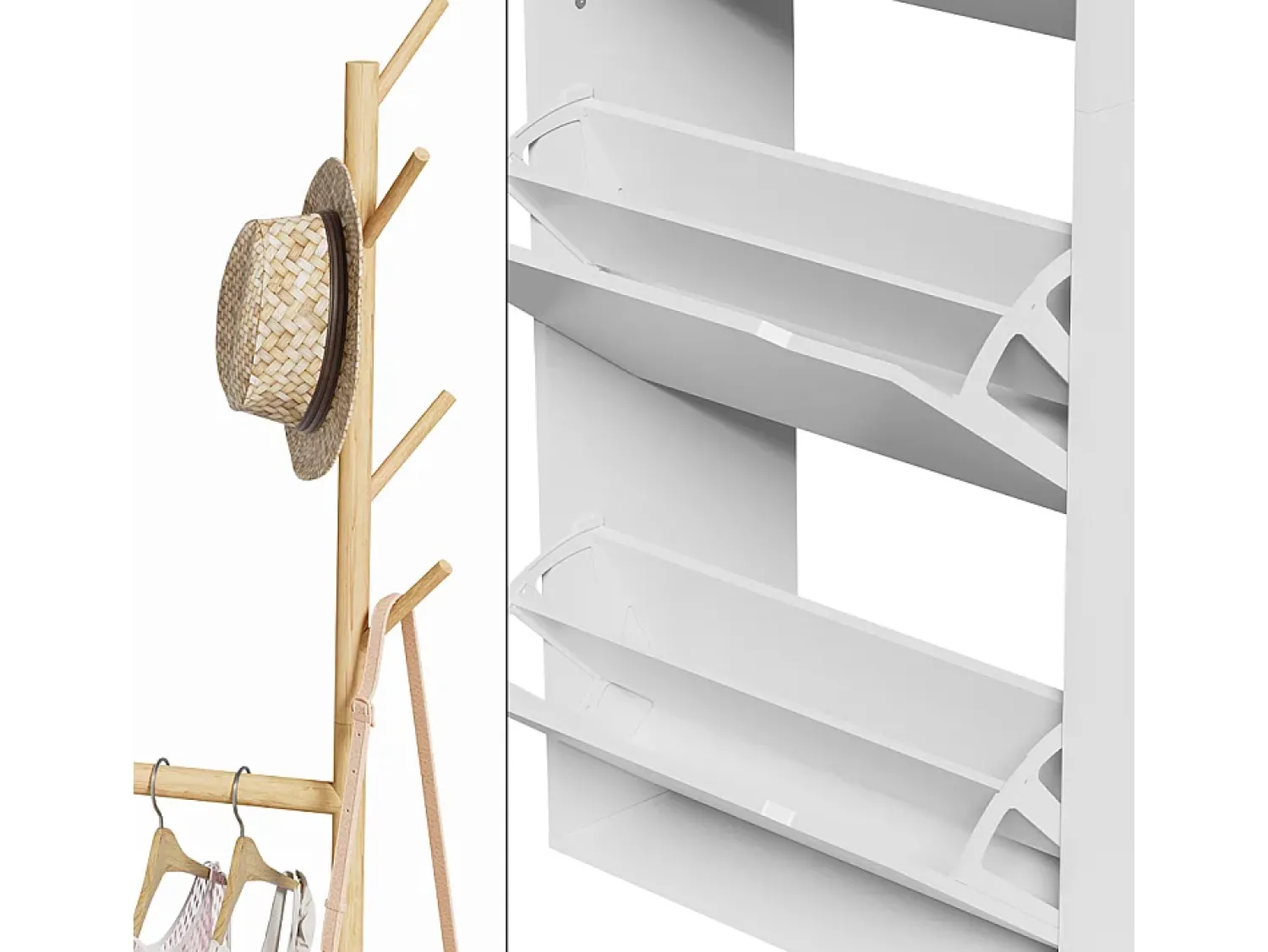 Sale Vicco Schuhschrank 90x30x181.5 ivo Branco
